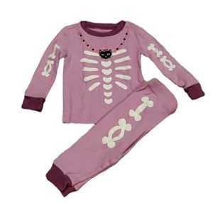 Children's Place Skeleton Halloween Pajamas